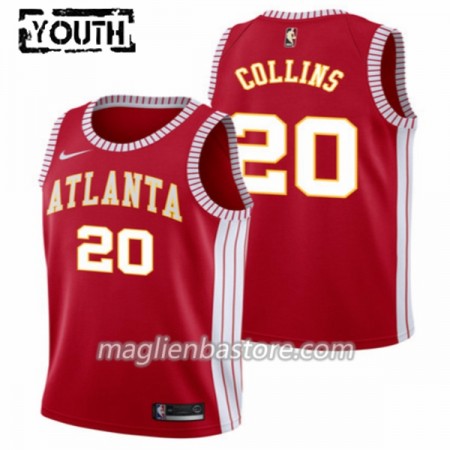 Maglia NBA Atlanta Hawks John Collins 20 Nike Classic Edition Swingman - Bambino